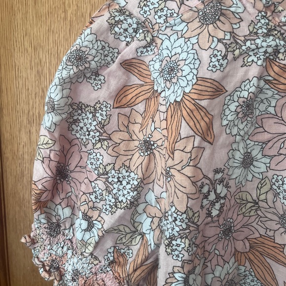 J. Crew Floral Top in Peach and White - Picture 3 of 4